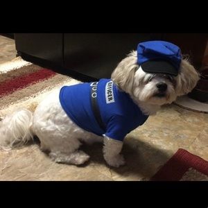 Police officer dog costume